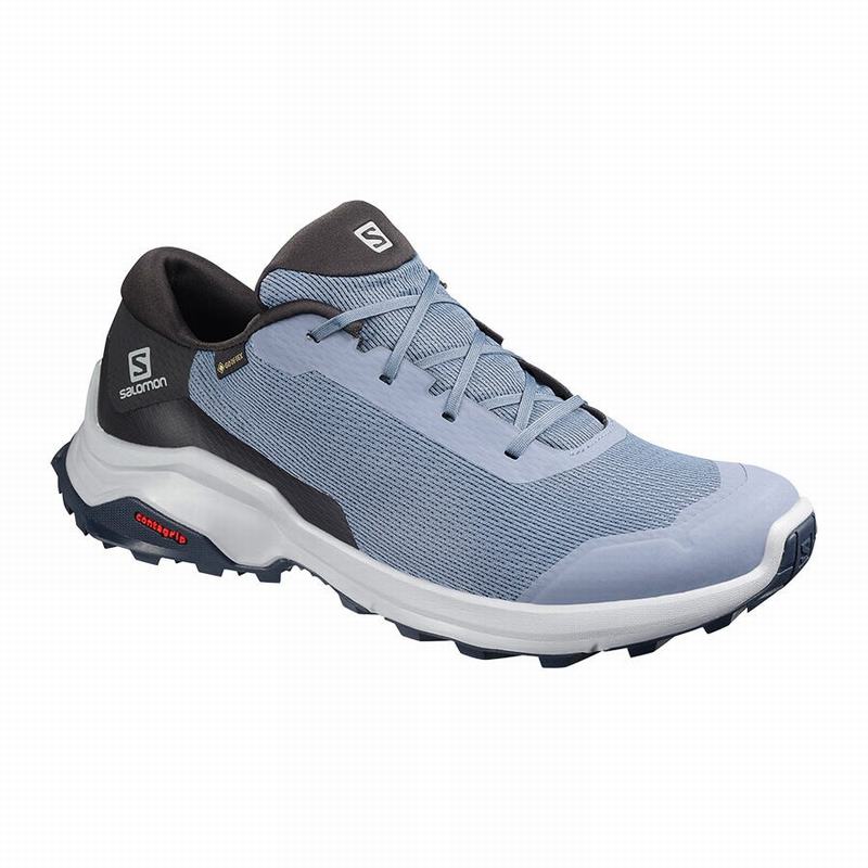 Zapatillas Trekking Salomon Hombre Azules / Negras - Salomon Argentina X REVEAL GORE-TEX ,963157-GRA